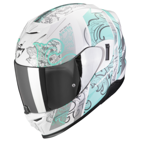 Casco integrale donna Scorpion exo 491 Spin fucsia helmet casque moto